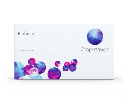 Lentillas mensuales Biofinity esféricas 3
