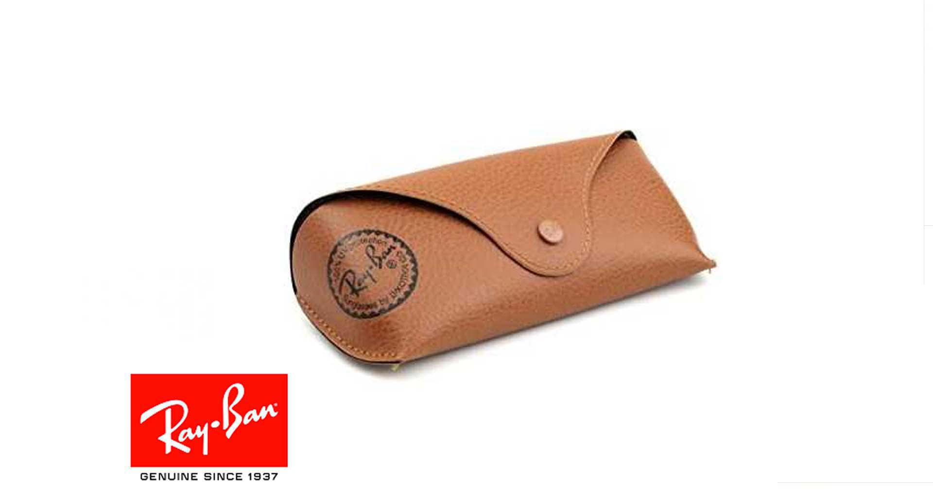 Funda Ray-Ban oryginalna brązowa