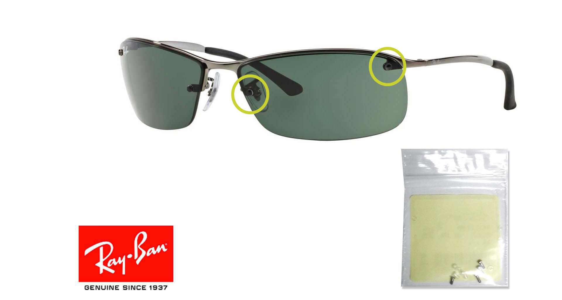 Viti per vetro originali Ray Ban 3183
